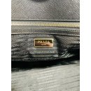 PRADA Maxi Saffiano Leder Double Zip Handtasche Lack Shopper Umhängetasche